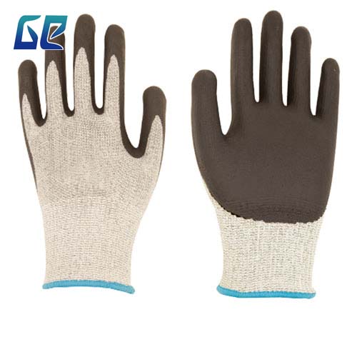 13G HPPE AND STEEL MIXED SHELL FOAM NITRILE PALM COATED