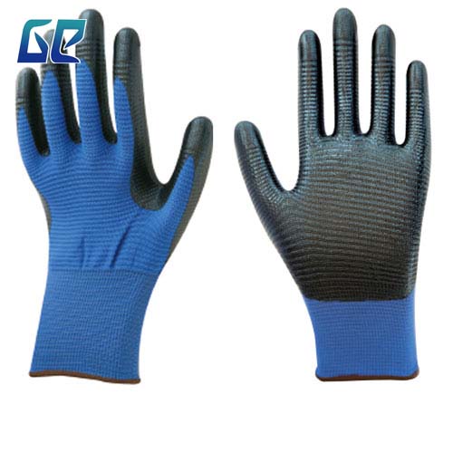 13G U3 POLYESTER SHELL,SMOOTH NITRILE COATED