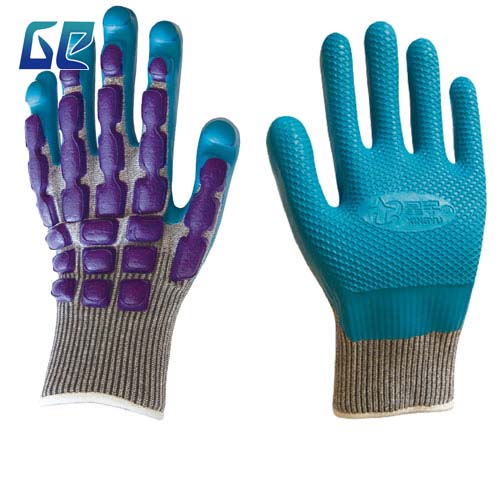 ANTI-IMPACT HPPE SHELL ECP-LATEX PALM COATED,CUT RESISTANCE