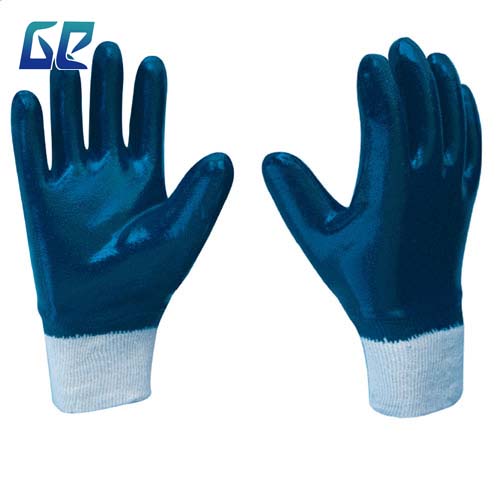 COTTON JERSEY LINER, NITRILE FULLY COATED, SMOOTH FINISH KNIT WRIST
